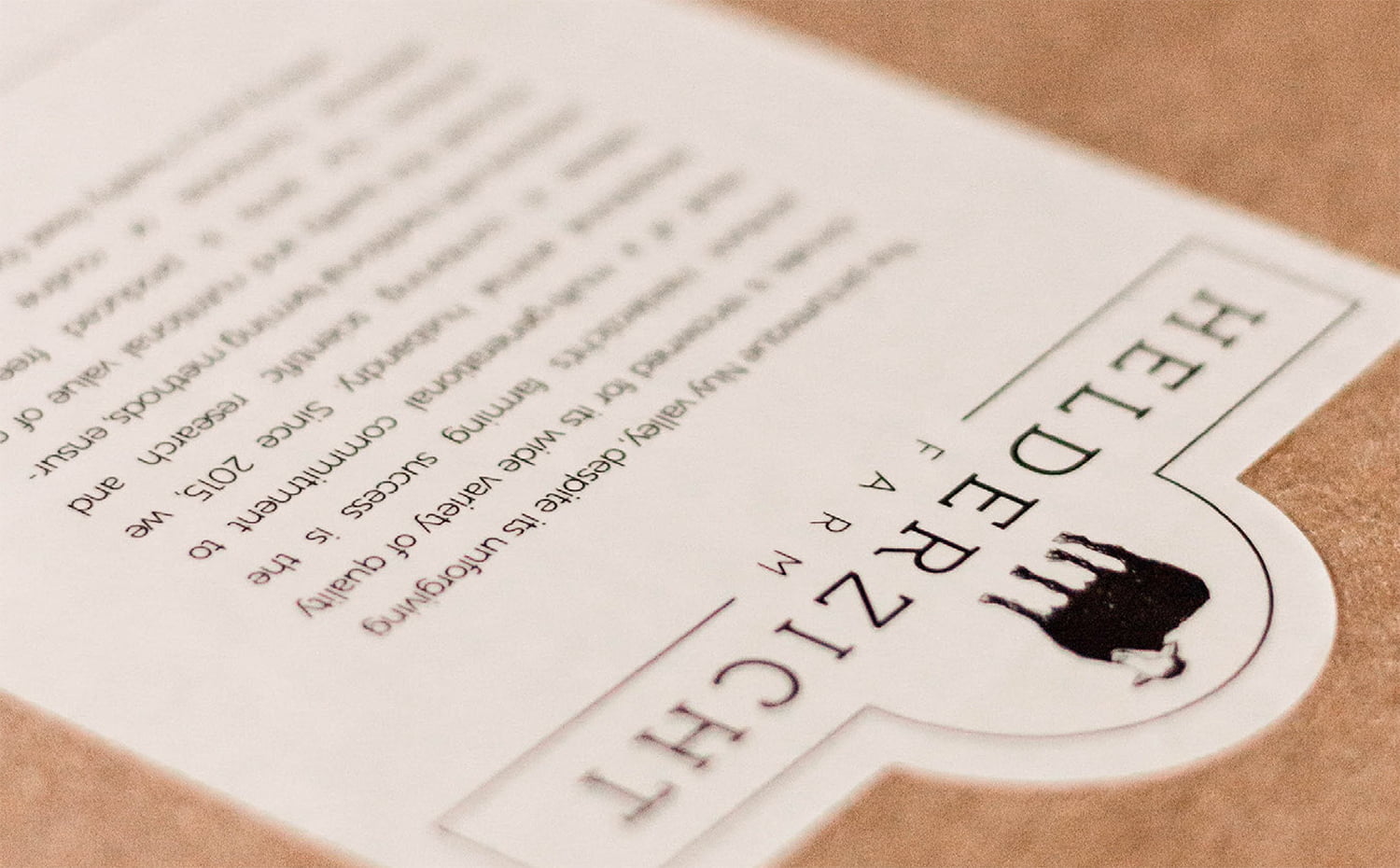 Helderzicht Farm Lamb packaging